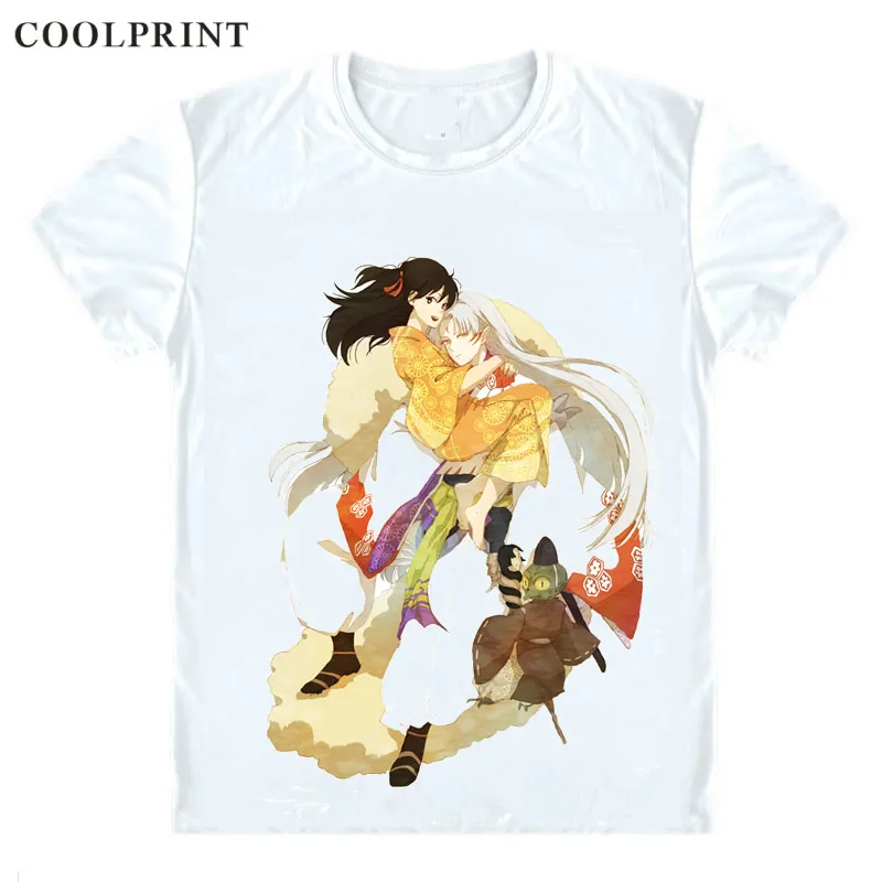Sesshoumaru Sesshomaru Собаки Футболка с демоном Inuyasha феодальной сказка Повседневная