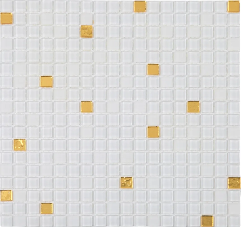 

White puzzle parquet mosaic balcony bathroom clear glass mosaic pillar glass wallpaper kitchen backsplash bathroom tile LSDJ03