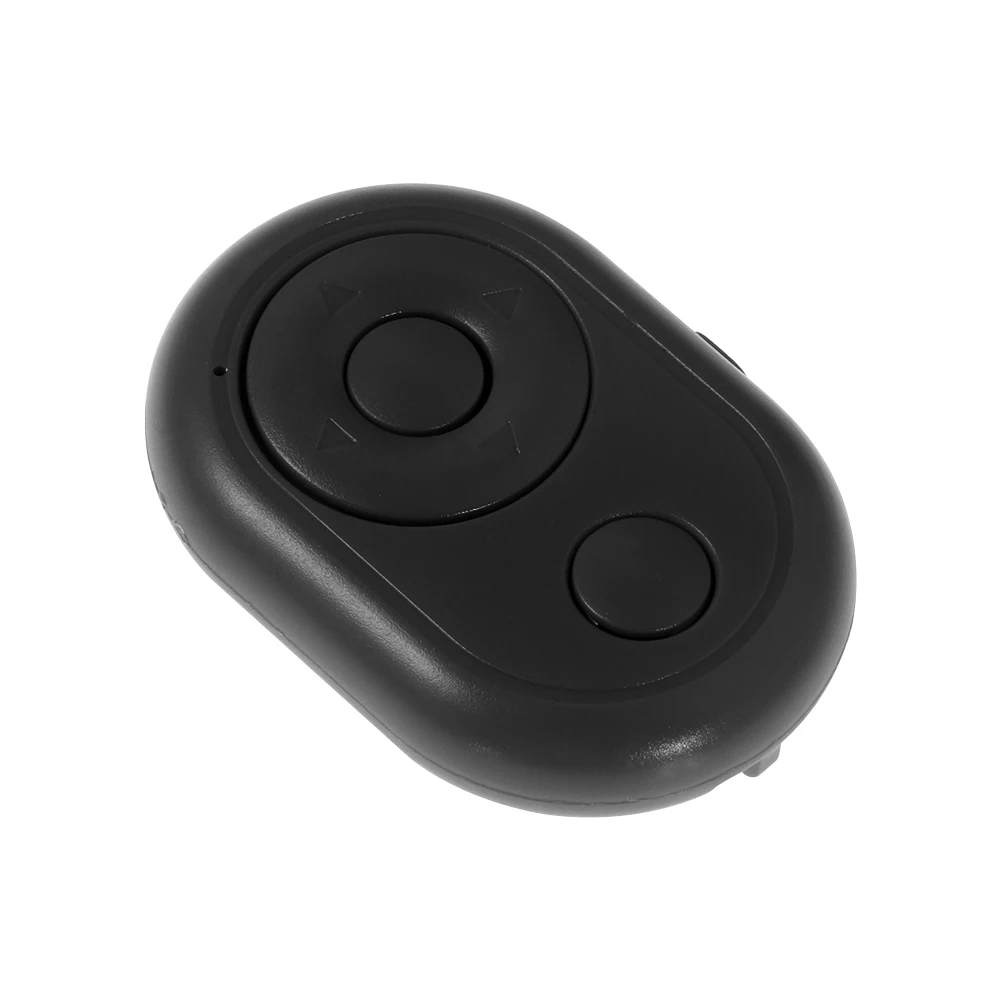 Черный Беспроводной мультимедийный Bluetooth пульт дистанционного управления камера затвора селфи Запись видео камера релиз для iphone Android смартфон - Цвет: Черный