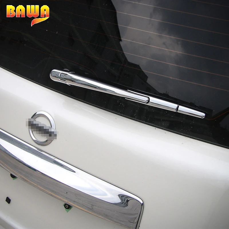 BAWA ABS Car Exterior Rear Rain Windowscreen Windshield Wiper Blade Decorative Cover For Nissan Patrol 2017 Up Styling | Автомобили и