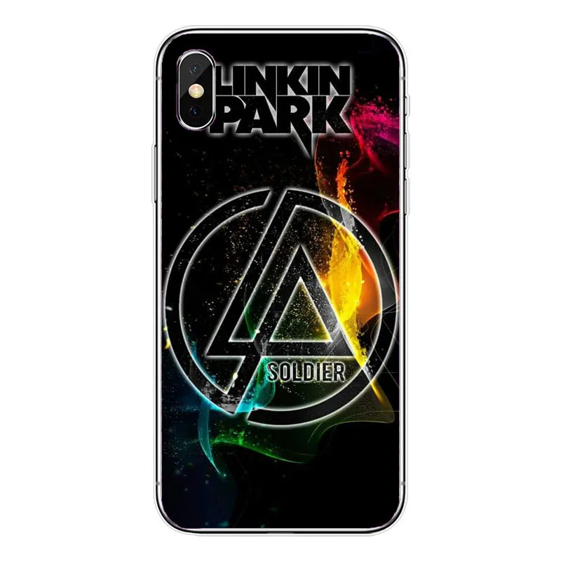 TPU Чехол для iphone 5 4 6 7 8 Plus X Ultra Fino Linkin Park Честера БЕННИНГТОНА Мягкий ТПУ чехол для телефона - Цвет: TPU