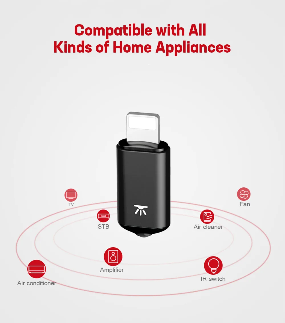 R01/R02 8 Pin смартфон ИК пульт дистанционного Управление Лер Пылезащитный чехол