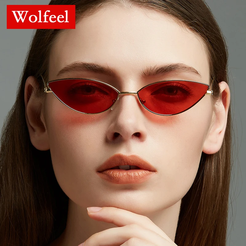 2019 новый тренд милые сексуальные кошачий глаз Винтажные Солнцезащитные очки для