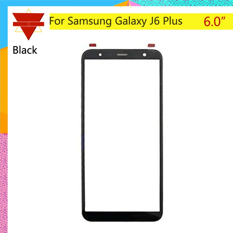 10 шт./лот для Samsung Galaxy J6 2018 J600 J600F сенсорный экран внешнее стекло тачскрин объектив