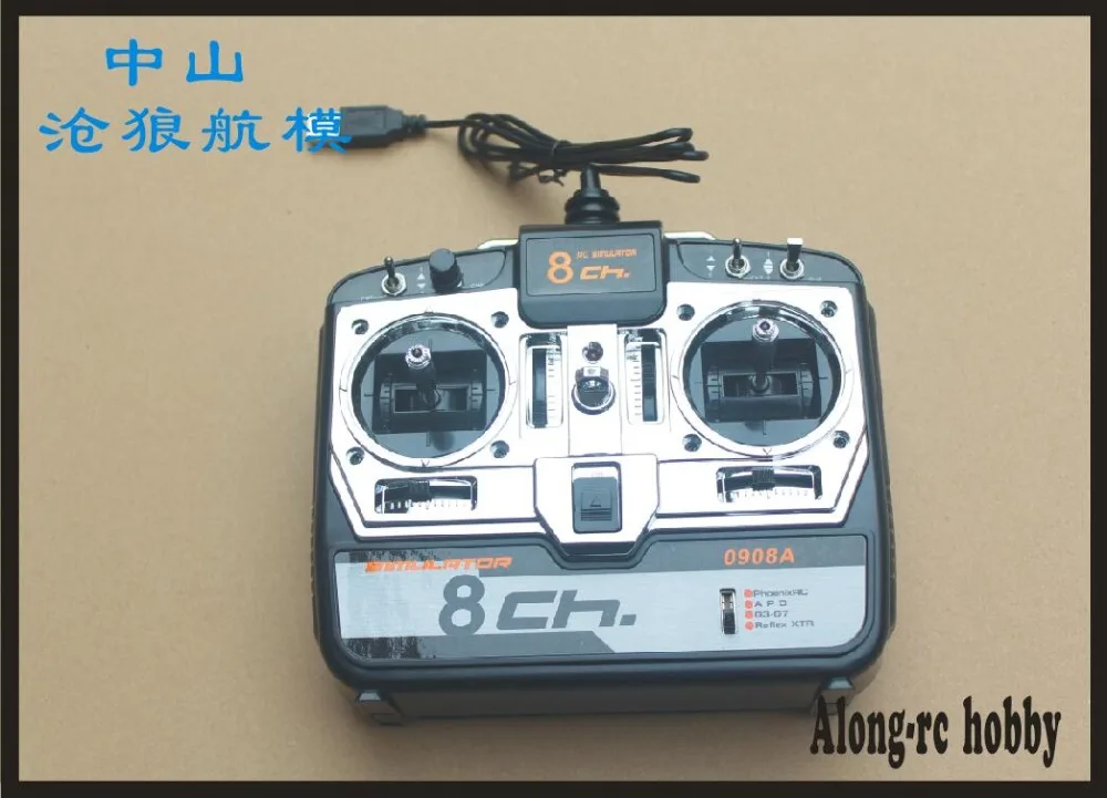 8CH RC симулятор настоящий полет вертолет 3D самолет Мультикоптер Квадрокоптер 0908A