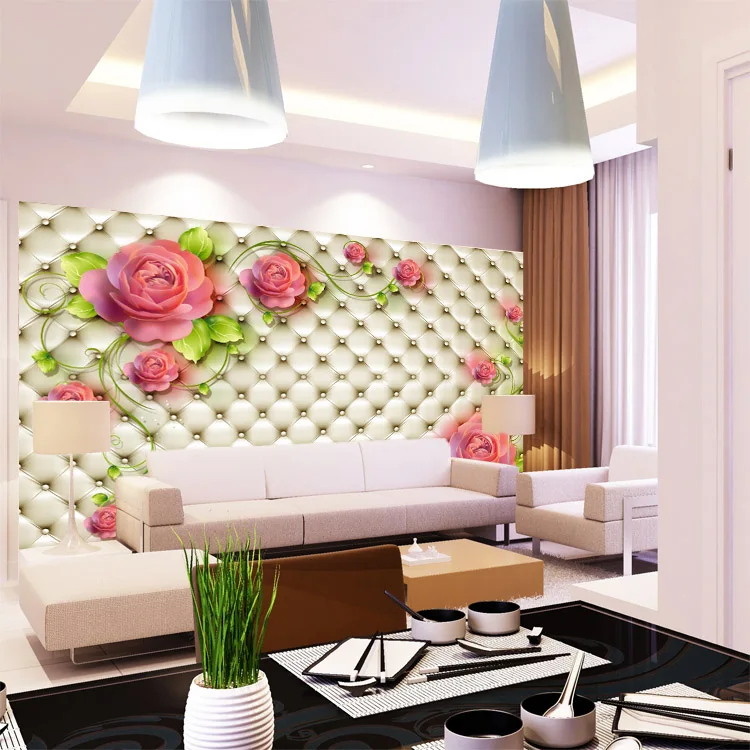 3d фрески на заказ мягкая сумка фотообои для гостиной настенные наклейки с