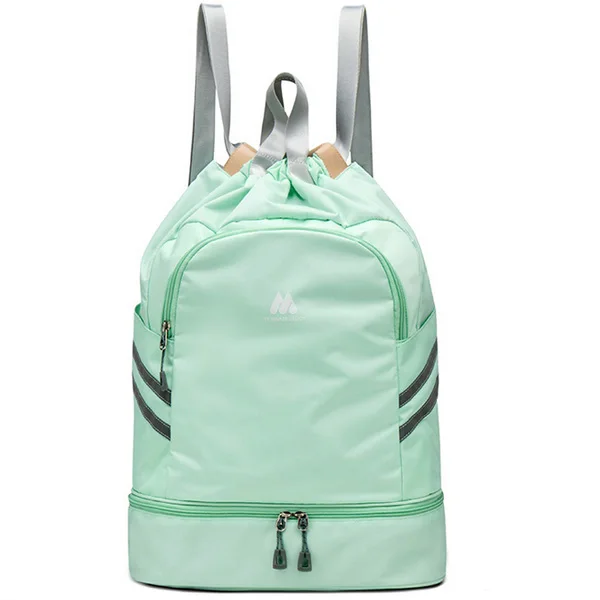 Green B4 Backpack Водонепроницаемый рюкзак со шнурком для студентов, большая емкость, школьные сумки, упаковочные кубики для одежды, органайзер для путешествий, сумка, аксессуары, снаряжение - Цвет: Green B4 Backpack