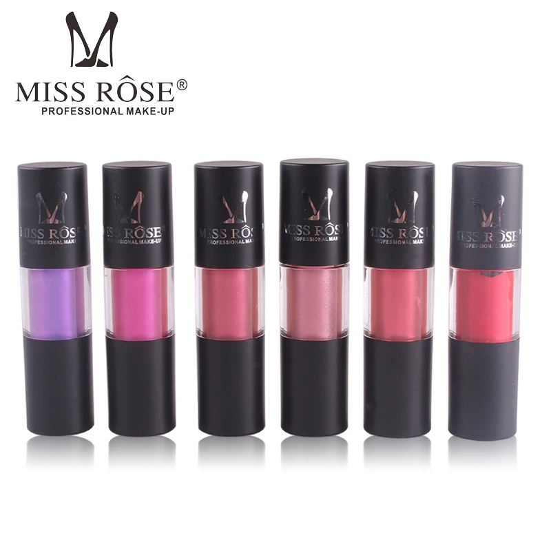 Miss rose Металлический блеск для губ 5g 12 цветов водостойкая стойкая зеркальная