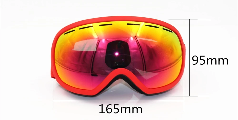Брендовые лыжные очки UV400 двойные анти-запотевающие Слои большие Лыжные маски очки поляризованные солнцезащитные очки для катания на лыжах для мужчин и женщин для снега сноуборд