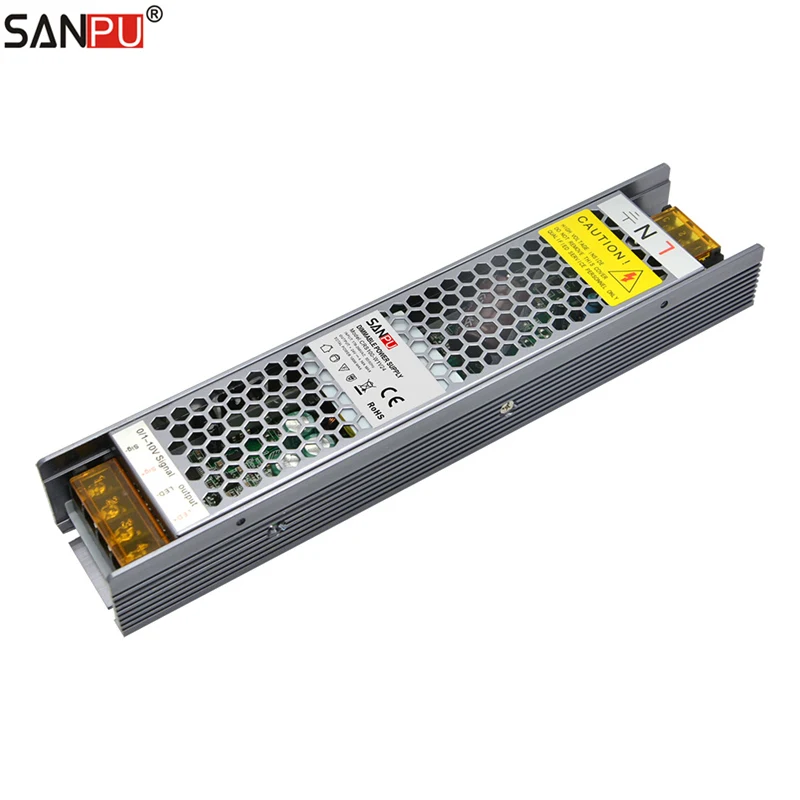 SANPU Dimmable источник питания 24 в 100 Вт 4A Triac 0 10 В 2в1 Диммируемый светодиодный драйвер