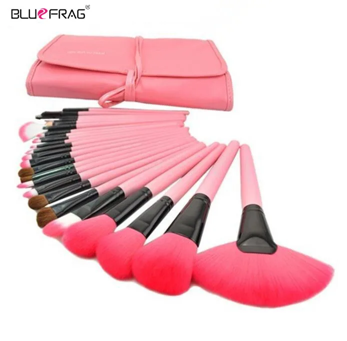 BLUEFRAG Makeup Brushes Set & Kits Professional 24 Pcs Portable Facial Full Cosmetic Brush Tools Kit Accessories 3 Color|Аппликатор