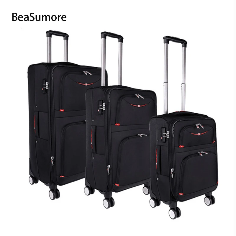BeaSumore 20/24/28 дюймов Марка Роллинг Чемодан комплекты Спиннер 28 дюймов большой емкости пароль тележка Для мужчин Бизнес чемодан на колесах