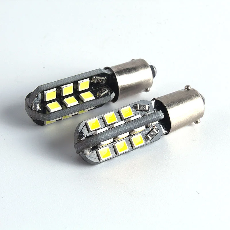 100PCS Best price BA9S T4W 24-2835 Warm White 24 2835 LED Light Bulb for Car Reading Lamp DC 12V car styling | Автомобили и