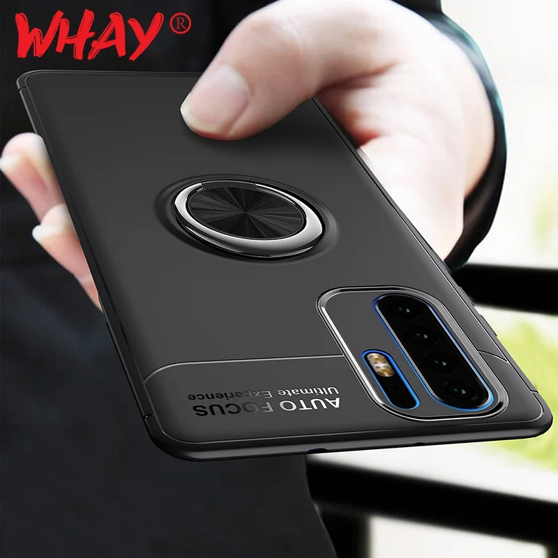 Силиконовый чехол для Huawei P30 P20 Mate 20 Lite Pro с магнитным кольцом P Smart Y9 2019 Honor 10 8X