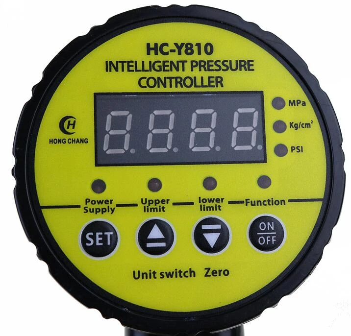 

AC220V 0 - 0.25MPA Digital electric contact pressure gauge digital pressure gauge radial leakage short circuit protection