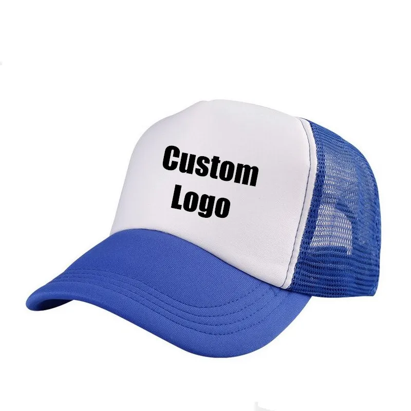 

Wholesale 200pcs/lot Custom logo trucker hat Unisex men and women casual DIY logo Baseball caps for VIP buyer