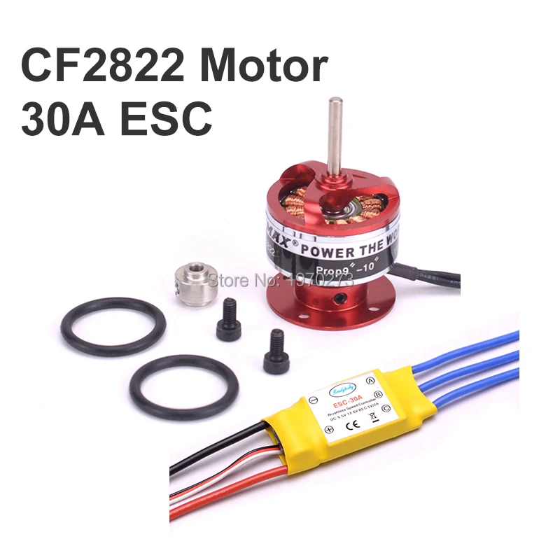 CF2822 бесщеточный двигатель + 30A Бесщеточный Регулятор скорости ESC для RC 450