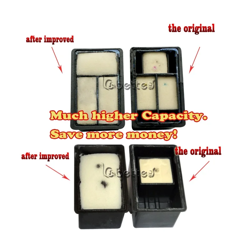 4PK Bette Замена чернильных картриджей для HP 131 134 Officejet 100 L411a L411b 150 H470 H470b H470wbt H470wf K7100