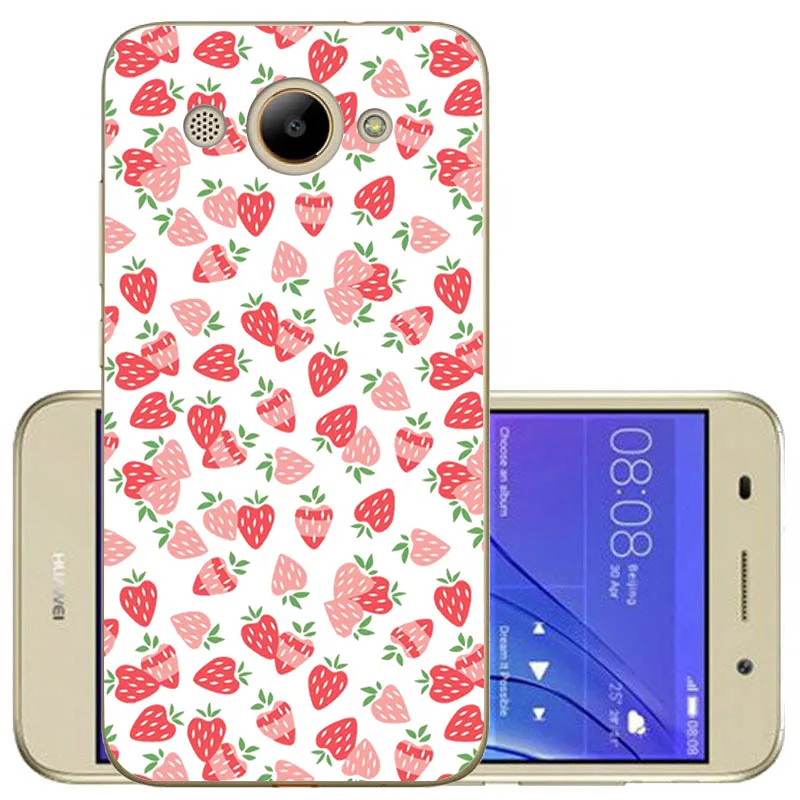 47 Для huawei Y3 чехол мягкий силиконовый huawei Y3 прозрачная задняя крышка 5,0 ''TPU Y 3 защитный чехол на телефон - Цвет: 47