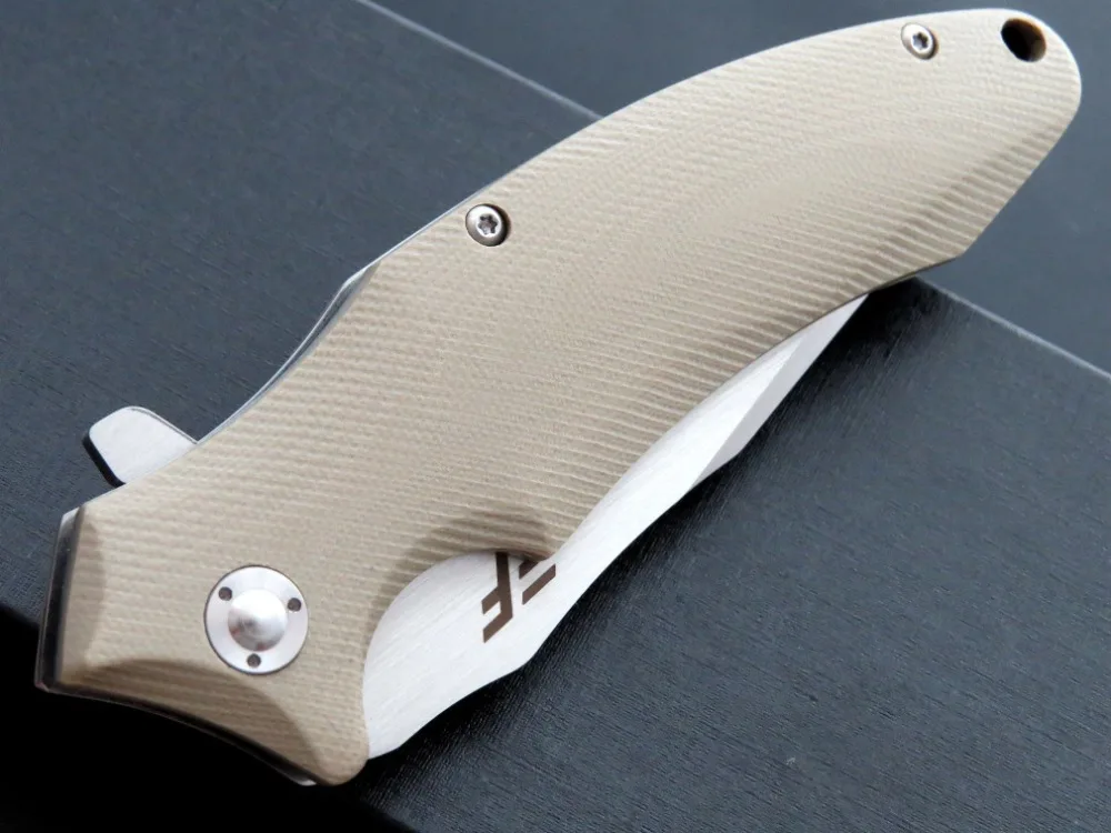 New folding knife D2 steel + G10 handle sleeve ball bearing outdoor with high hardness EDC cutter gift pocket | Инструменты