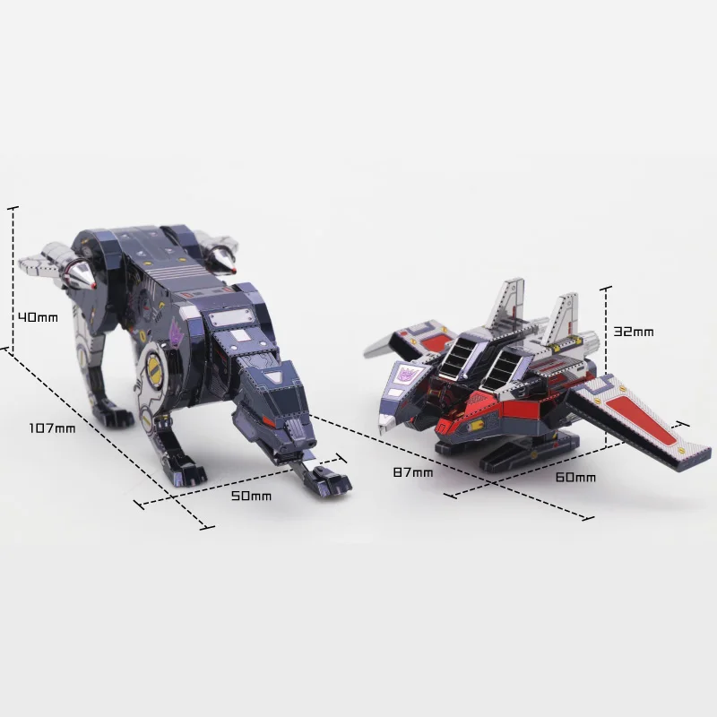 MU кассета лента Laserbeak Ravage Frenzy Rumble 3D металлические наборы DIY сборный пазл Лазерная