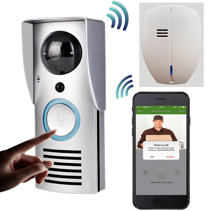 Дверной Звонок камера Wifi видео домофон IP дверной звонок Открытый PIR IP65 Водонепроницаемый ночного видения телефон двери