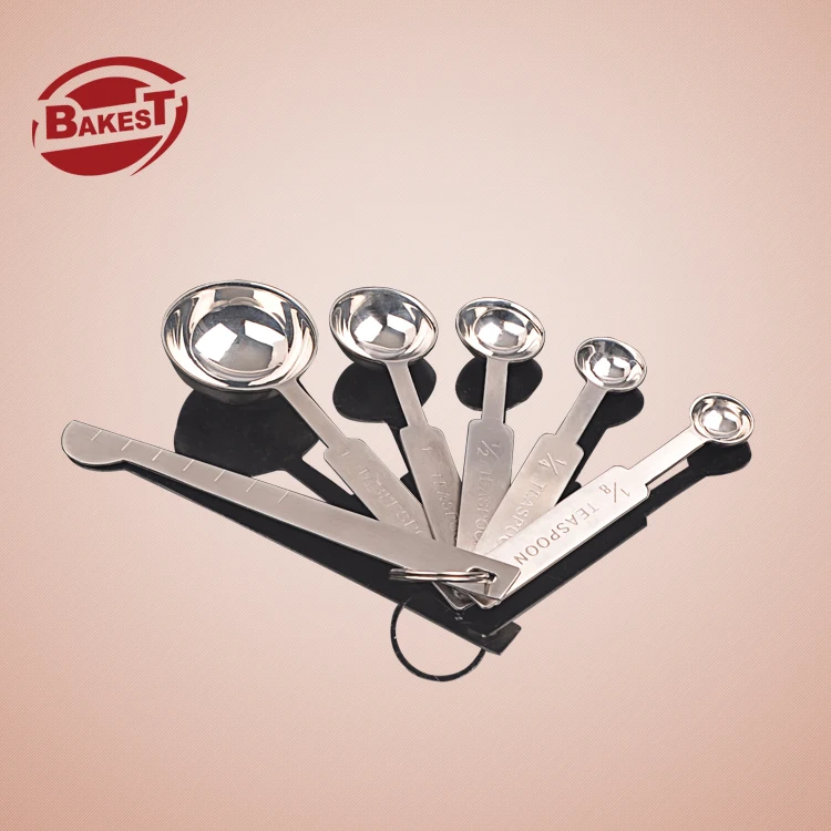 

Bakest 6PCS/SET stainless steel measuring spoon measuring tools for bakery