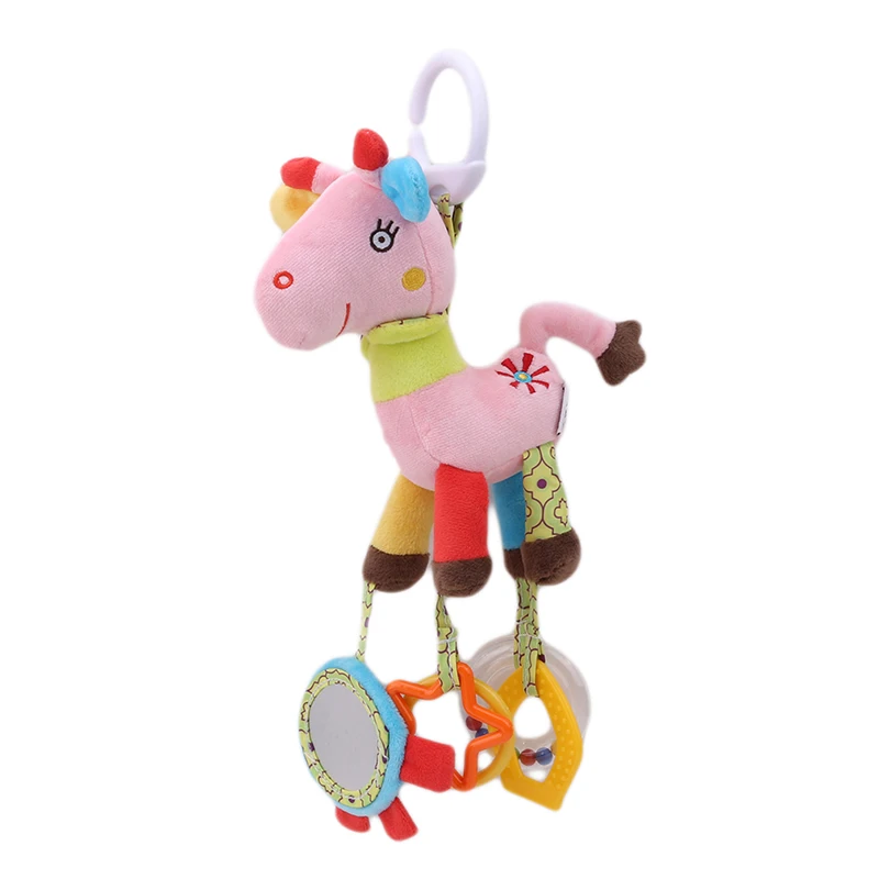 Милые хлопковые подвесные погремушки для младенца новорожденных мальчиков и