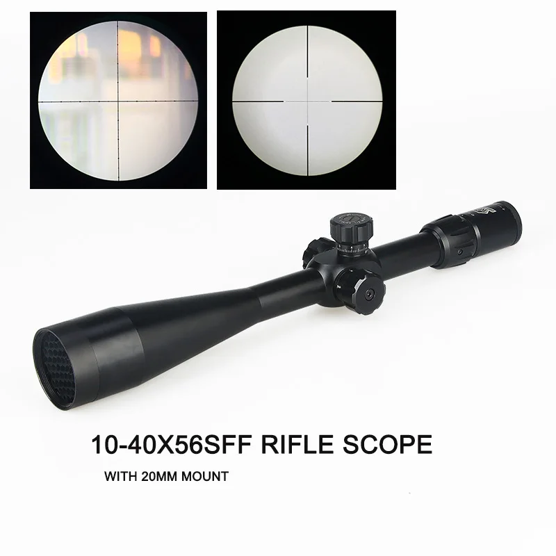 

Охотничий прицел Canis Latrans, прицел 10-40x56SFF, 30 мм, трубка с подсветкой, красный/зеленый мил-ДОТ, черный для наружной охоты