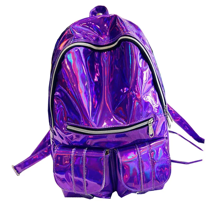 Фото Рюкзак для женщин голограмма лазерный прозрачный 2018|school bags for teenagers|bags teenagersbackpack