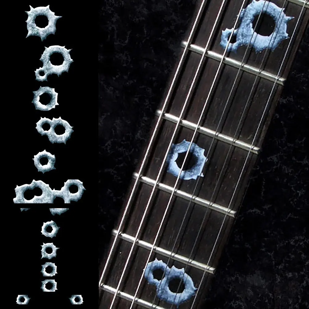 Гриф маркеры инкрустация наклейки для гитары и бас пули отверстия|decal for guitar|for