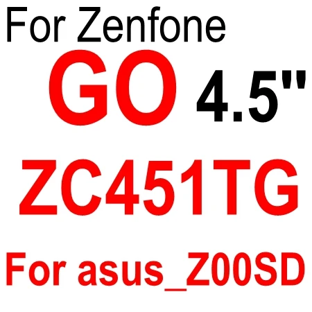 Закаленное стекло для asus zenfone GO ZB500KG ZB500KL 2 Laser ZE500KL ZE551KL ZE551ML Max Peg asus 3 для asus z00sd z00ed z00vd - Цвет: ZC451TG