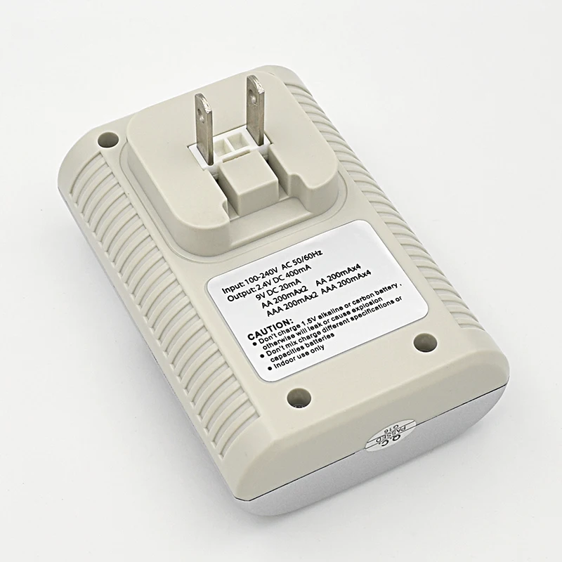 Зарядное устройство PALO C802 для аккумуляторов Ni MH NI CD AA/AAA 2 слота 1 в 9 В (6F22) зарядное