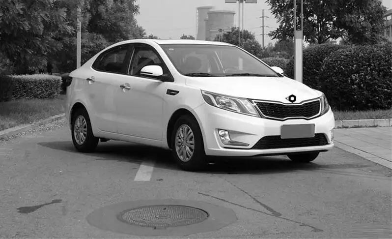 Один комплект БАМПЕР фара для KIA K2 головной светильник 2011~ 2014y автомобильные аксессуары, передний светильник для kia k2 rio фары противотуманные