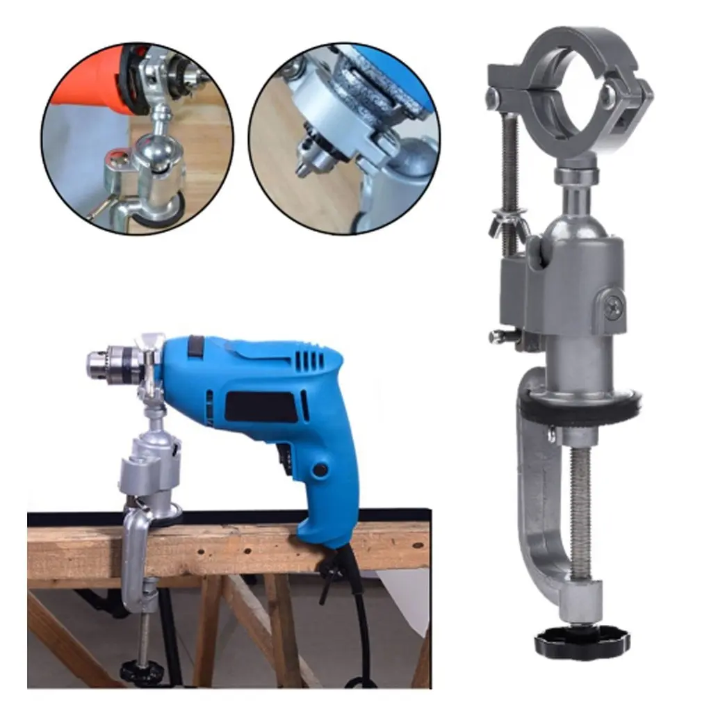 Портативный мини-держатель для электрической дрели подставка сверла зажим