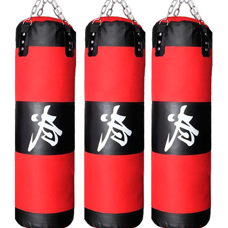 

Боксерская сумка 120 см, тренировочная сумка для фитнеса, MMA, бокса, спортивный боксерский мешок для кикбоксинга, пустой Тренировочный Набор д...