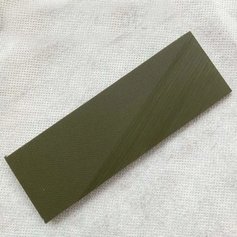 2 шт. тонкие линии многоцветный цвет Diy нож ручка материал стекловолокно G10 ручной работы материал патч материал - Цвет: Olive 120x40x6mm