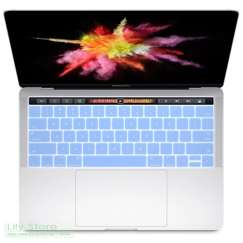 Силиконовая накладка на клавиатуру для Macbook Pro 13 дюймов 15 3 дюйма 6 A1706 A1707 дизайн