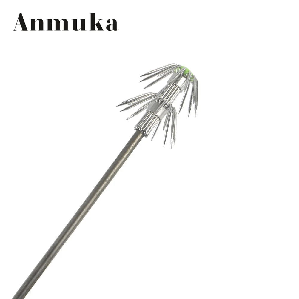 Anmuka 1 шт. рыболовный крючок двойной зонтик крюк дорожный кальмар крючок рыболовный gea рыболовный круг крюк