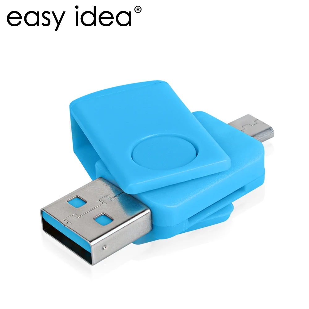 EASYIDEA OTG Smart Card Reader +USB 2.0/Micro USB Support 64G TF/Micro SD Memory Mini Adapter | Компьютеры и офис