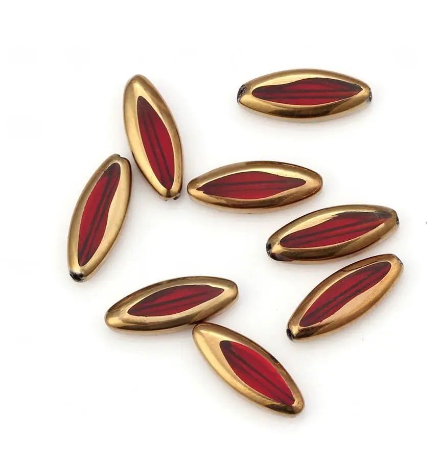 red MEIBEADS 18 шт./лот модные Хрустальные стеклянные бусины для самостоятельного изготовления ювелирных изделий ремесло бриолет граненые хрустальные бусины ожерелья 20*8 мм - Цвет: red