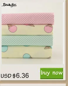 Booksew хлопок саржевая ткань серый цветок точки звезда узор швейный материал для простыни лоскутное 5 шт./лот Tissus Telas CM
