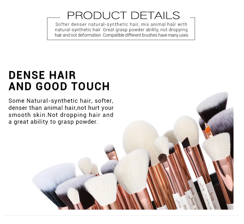 Jessup beauty 25 шт. набор кистей для макияжа дропшиппинг pincel maquiagem тени для век основа для макияжа Definer Карандаш кисти Косметика T215
