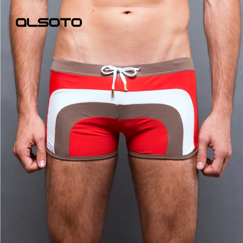 Летние плавательные шорты для мужчин сексуальный купальник мужские костюмы