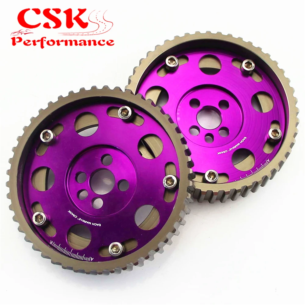 Комплект зубчатых шкивов для CA18DE(T) CA18DE Nissan CA18DET фиолетовый |