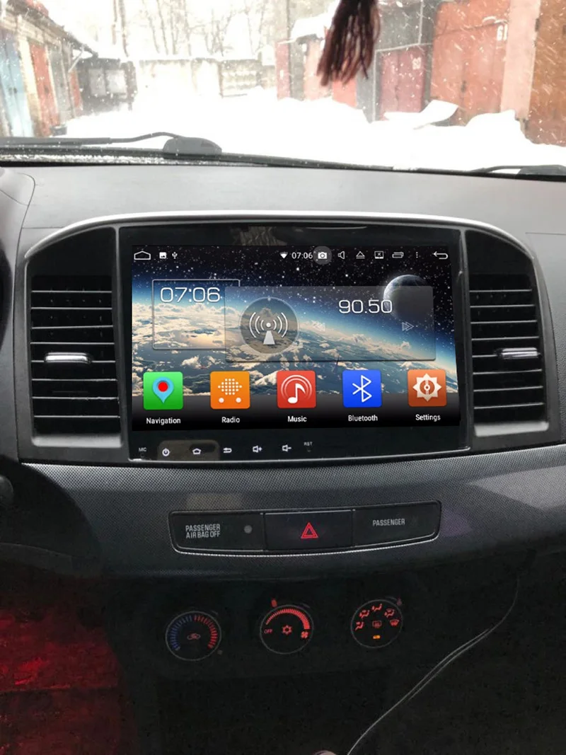 Автомобильный радиоприемник 10 1 дюйма 4 + 128G Android для MITSUBISHI lancer EVO 2008-2014 GPS-навигация