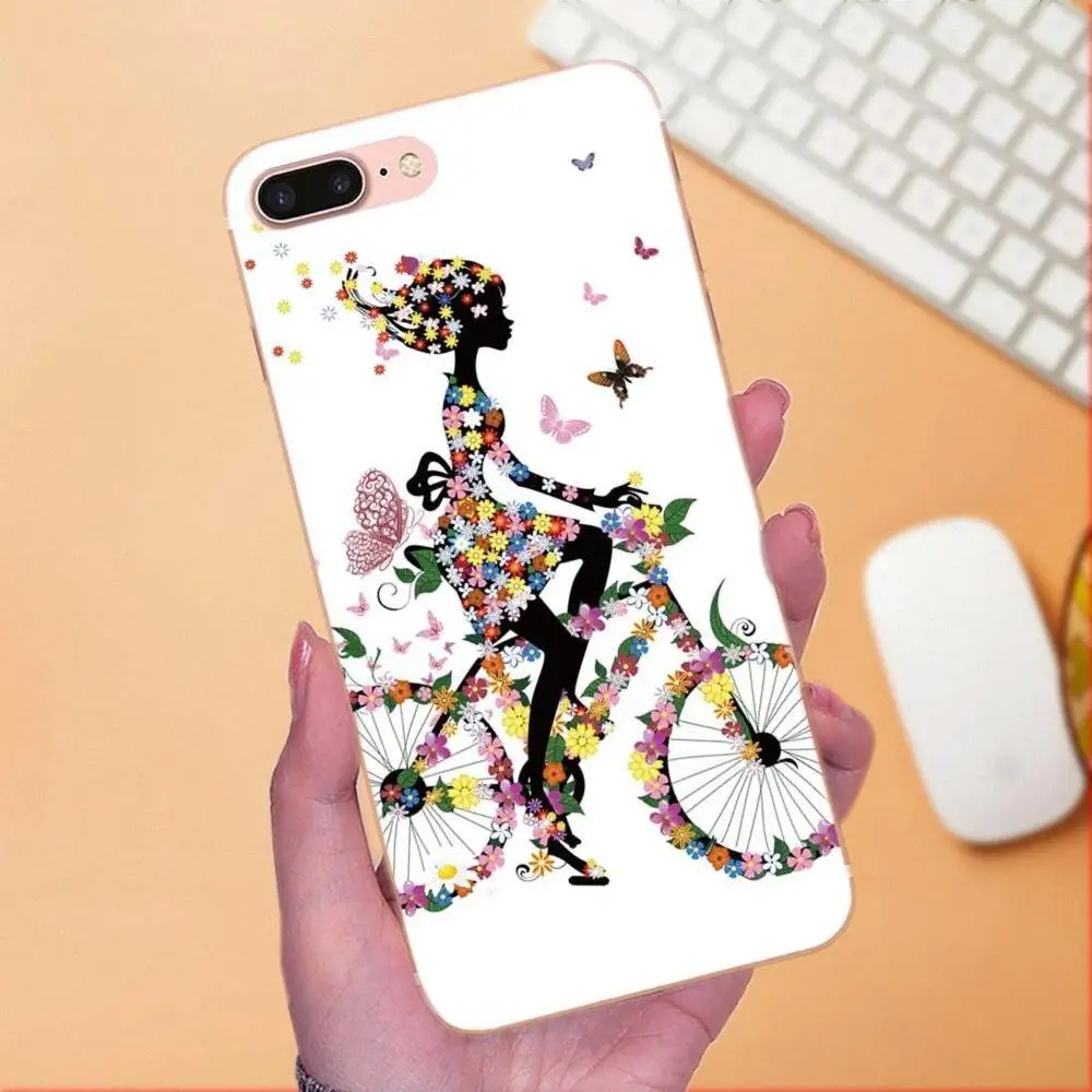 Балетная девушка с бабочками для Huawei P7 Honor 4C 5A 5C 5X 6 6C 6A 6X 7 7X 8 9 V8 V10 Y3II Y5II Y6II G8 Play