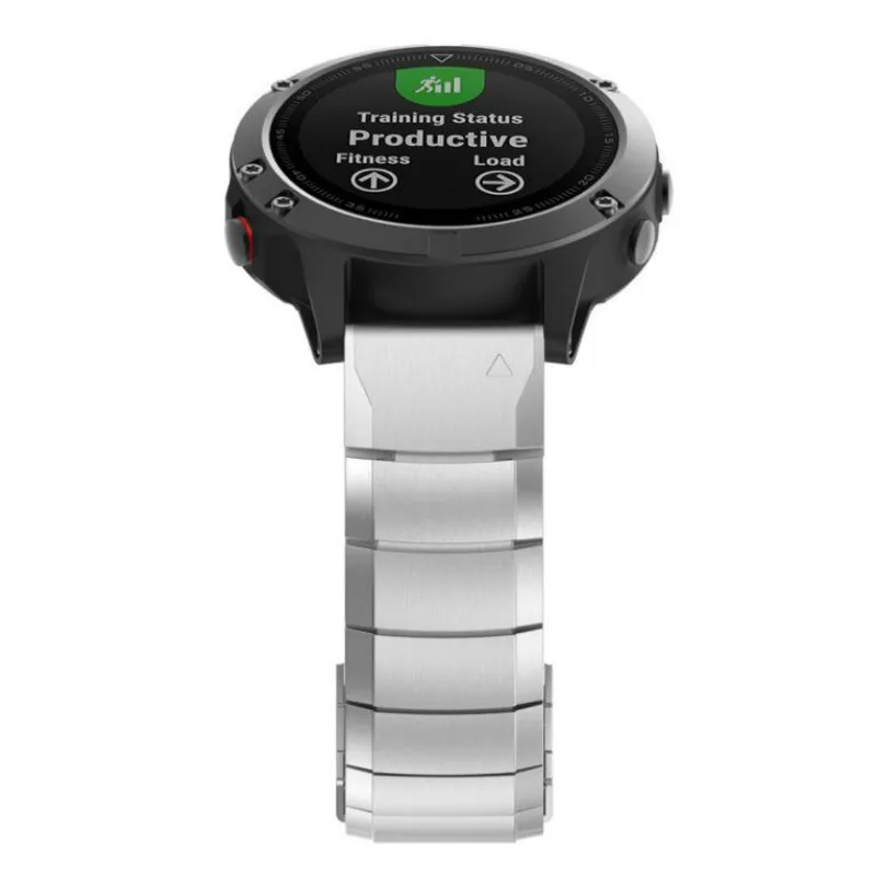 Ремешок из нержавеющей стали для наручных часов Garmin Forerunner Fenix 3/HR/5X/5S/5/6/6X/6S fenix 6 20 22