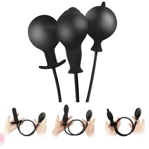 Надувная Анальная пробка, огромная большая Анальная пробка макс. 12 см, фаллоимитатор с насосом, Анальный расширитель, расширяемый, без вибратора, супер большие анальные шарики, секс-игрушки