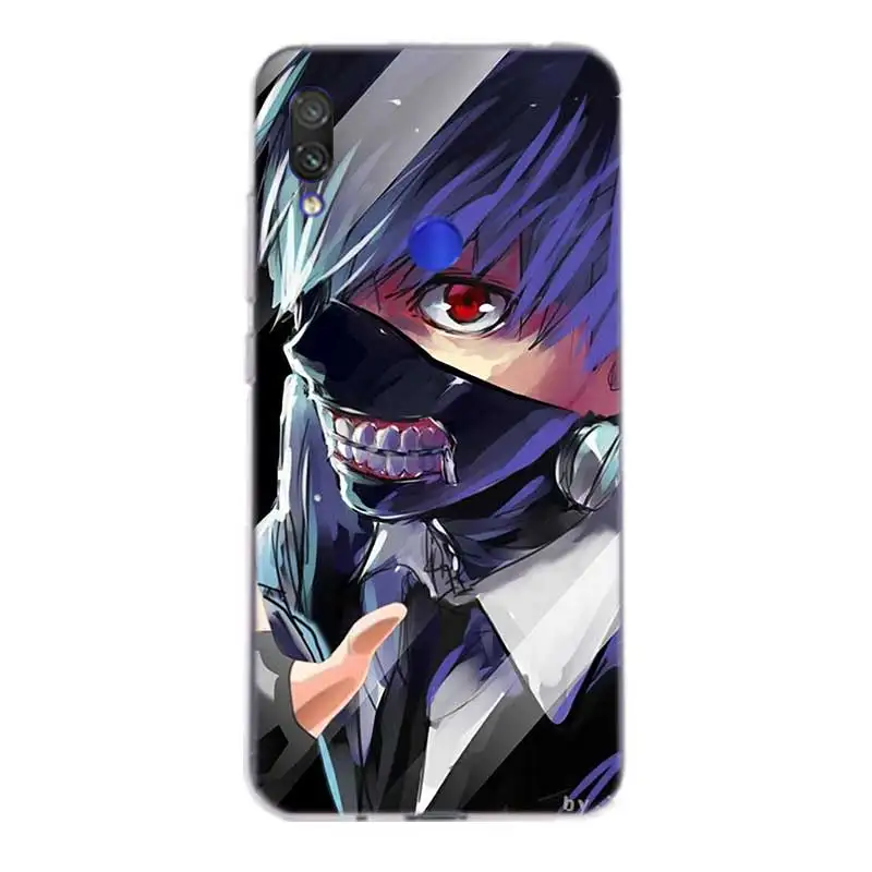 Силиконовый чехол с японским Аниме Tokyo Ghoul для Xiaomi Redmi Y3 S2 Y2 Note 7 6 5 Pro 4 4X 5A 6A Pocophone F1 Mi 8